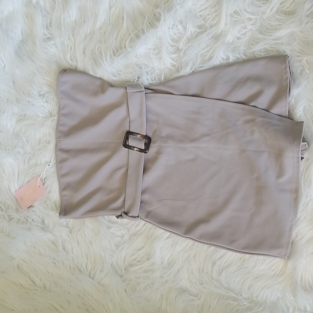 Missguided strapless romper